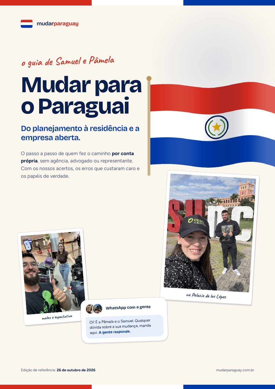 Capa do guia Mudar para o Paraguai
